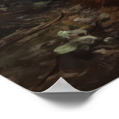 Schattige Exotisch Korthaar Kat Art Print Poster (Hoek)