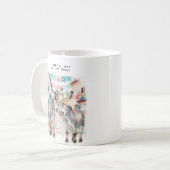 Schattige Ezel | Gelukkig Klein Mok Monogram (Voorkant links)