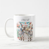 Schattige Ezel | Gelukkig Klein Mok Monogram (Links)