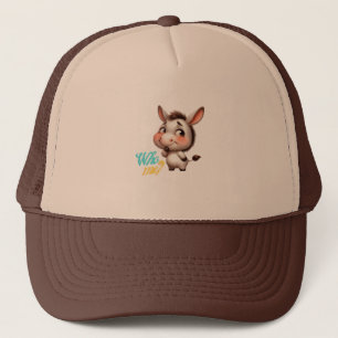 Schattige Ezel voor Kerstmis 2024 - Perfect Gift Trucker Pet