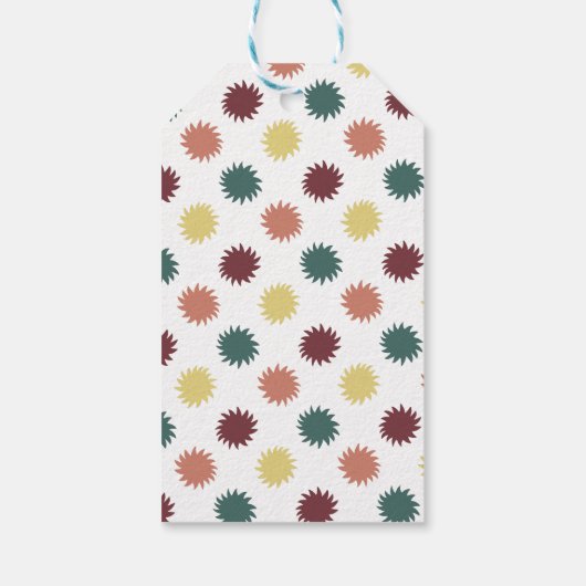 Schattige Fa La Llama vakantieontwerp Cadeaulabel (Achterkant)