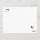 Schattige Fairy Flat Note-kaarten Briefkaart (Achterkant)