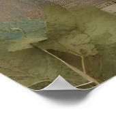 Schattige Fairy Mixed Media Collage Poster (Hoek)