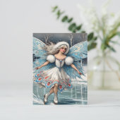 Schattige fairy out ijskap briefkaart (Staand voorkant)