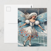 Schattige fairy out ijskap briefkaart (Voorkant / Achterkant)