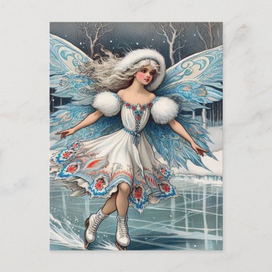 Schattige fairy out ijskap briefkaart (Voorkant)
