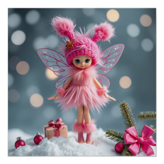 Schattige Fairy Poster (Voorkant)