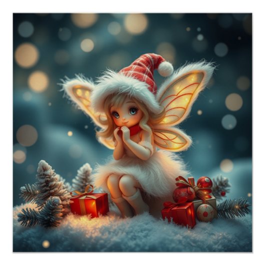 Schattige Fairy Poster (Voorkant)