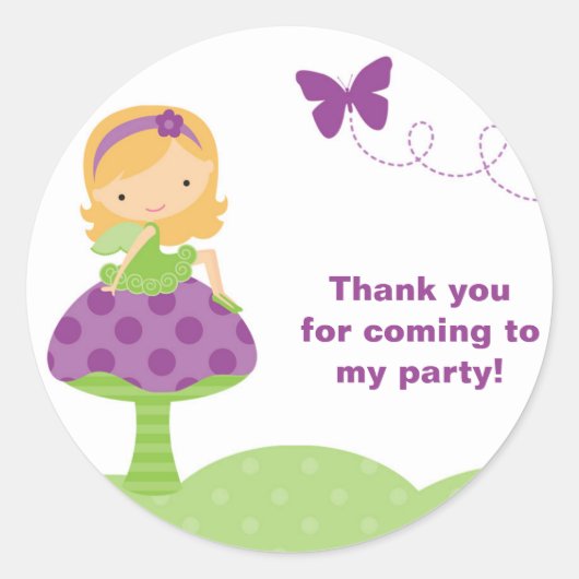 Schattige Fairy Stickers (Voorkant)