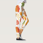 Schattige Fall-bladpatroon Leggings (Rechts)