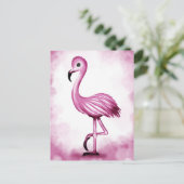 schattige Falmingo Briefkaart (Staand voorkant)