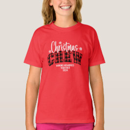 Schattige Familie Kerst 2024 T-shirt
