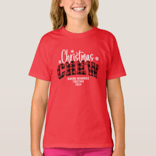 Schattige Familie Kerst 2024 T-shirt