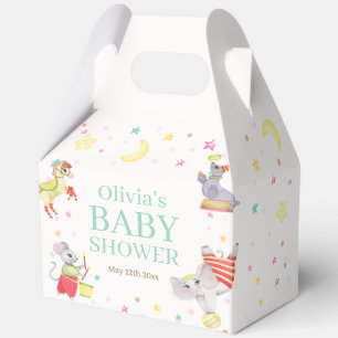 Schattige Fancy Circus Carnaval Animals Baby showe Bedankdoosjes