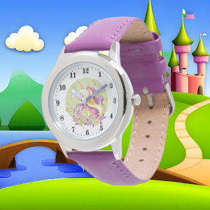 schattige fantasie eenhoornmeisjes bekijken horloge