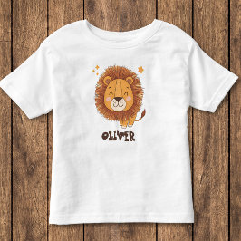 Schattige Fantasievolle Leeuw Kinder Shirts