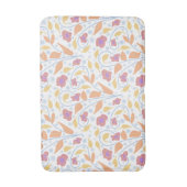 Schattige Fantasievolle Pastel Bloemen Badmat (Voorkant Verticaal)