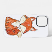 Schattige Fantasievolle Vos iPhone Hoesje (Achterkant horizontaal)
