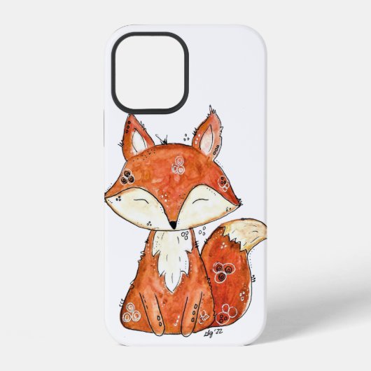 Schattige Fantasievolle Vos iPhone Hoesje (Achterkant)