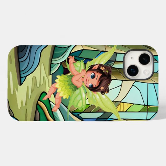 schattige fantastische liefhebbers Case-Mate iPhone case (Achterkant (horizontaal))