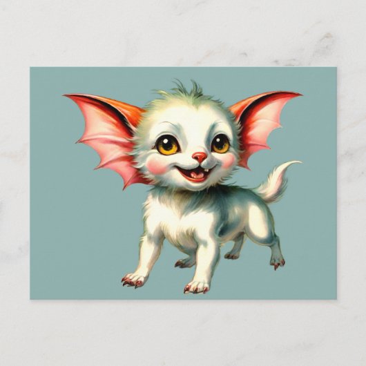 Schattige Fantasy Animal Briefkaart (Voorkant)