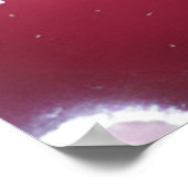 Schattige Fantasy Baby Giraffe met Holly Poster (Hoek)