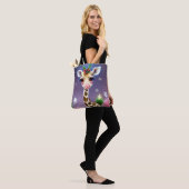 Schattige Fantasy Baby Giraffe met Holly Tote Bag (Op model)