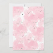 Schattige Fantasy Fee op Maan Feest Uitnodiging (Achterkant)