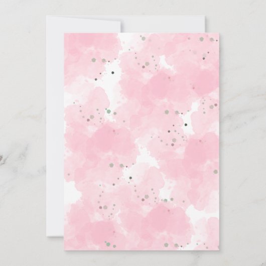 Schattige Fantasyfee op de Maan Feest Uitnodiging (Achterkant)