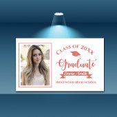 Schattige Faux Roos Gold Class van 2024 Foto Afstu Spandoek