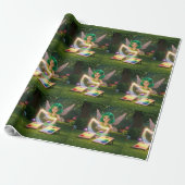 Schattige Fee Bruidsfeest Cadeaupapier (Uitgerold)