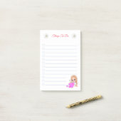 Schattige fee & madeliefjes Dingen om te doen Noti Post-it® Notes (Op bureau)