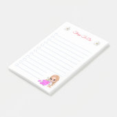 Schattige fee & madeliefjes Dingen om te doen Noti Post-it® Notes (Schuin)