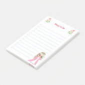 Schattige fee & roze bloemen Dingen om te doen Not Post-it® Notes (Schuin)