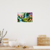 Schattige feeën poster (Keuken)