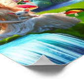 Schattige feeën poster (Hoek)