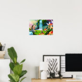 Schattige feeën poster (Thuiskantoor)