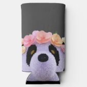 Schattige feest als een Panda Naam Seltzer Koelbox Blikjeskoeler (Achterkant)