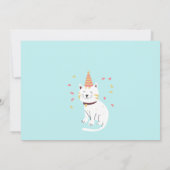 Schattige feestbeesten  kaart (Achterkant)