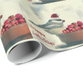 Schattige feestdag cadeaupapier (Rol Hoek)