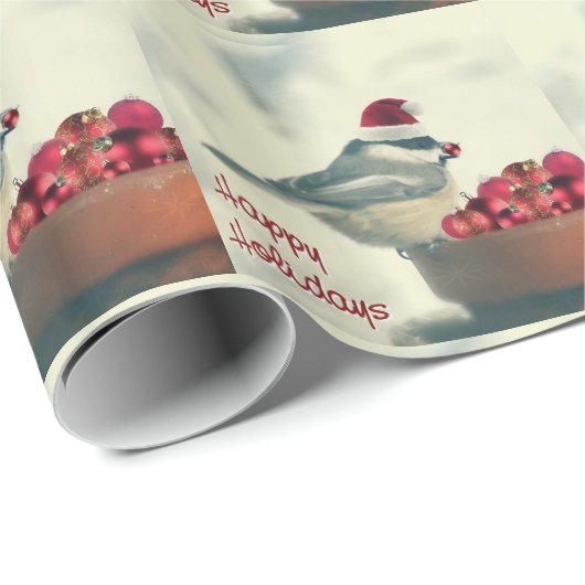 Schattige feestdag cadeaupapier (Rol Hoek)