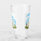 schattige feestdag glas (Links)