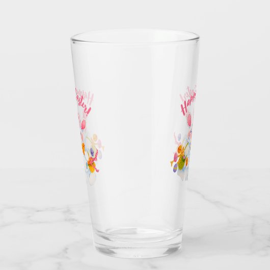 schattige feestdag glas (Rechts)