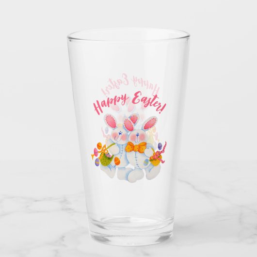 schattige feestdag glas (Voorkant)