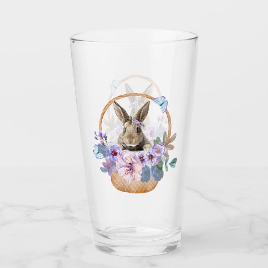 schattige feestdag glas (Voorkant)