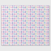 Schattige & feestelijk Easter Egg Wrapping Paper Cadeaupapier (Vlak)