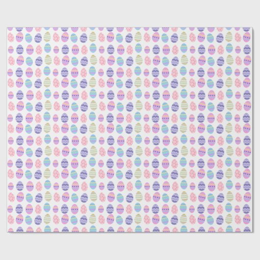 Schattige & feestelijk Easter Egg Wrapping Paper Cadeaupapier (Vlak)