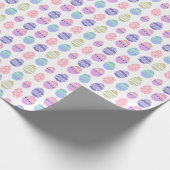 Schattige & feestelijk Easter Egg Wrapping Paper Cadeaupapier (Hoek)