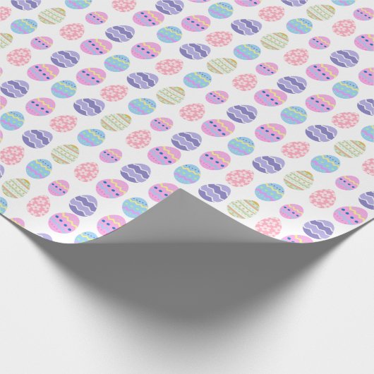 Schattige & feestelijk Easter Egg Wrapping Paper Cadeaupapier (Hoek)