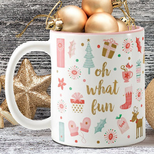 Schattige Feestelijk Oh wat een leuke kerst Mok